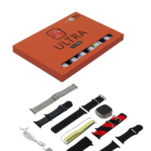 ULTRA 7iN1 Straps 2.1 Inch HD Screen With 7 Different Straps Bluetooth
